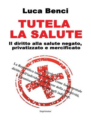 cover image of Tutela la salute
